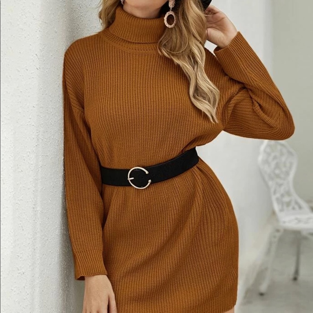 Danielle Sweater Dress 🧡